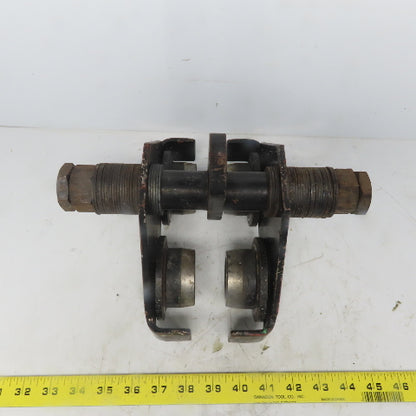 CM Series 633 1/2 Ton Push/Pull Ball Bearing Hoist Beam Trolley 2-1/2" to 5-5/8"