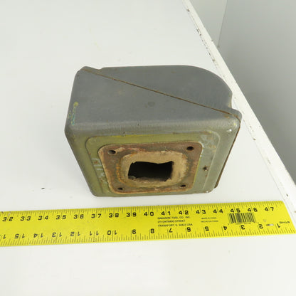 Baldor Standard-E Electric Motor Terminal Conduit Box Peckerhead 7.5" x 6.5"