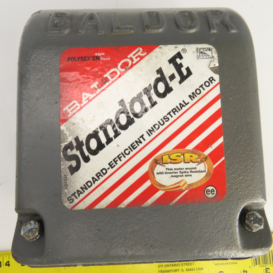 Baldor Standard-E Electric Motor Terminal Conduit Box Peckerhead 7.5" x 6.5"