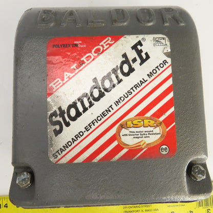 Baldor Standard-E Electric Motor Terminal Conduit Box Peckerhead 7.5" x 6.5"