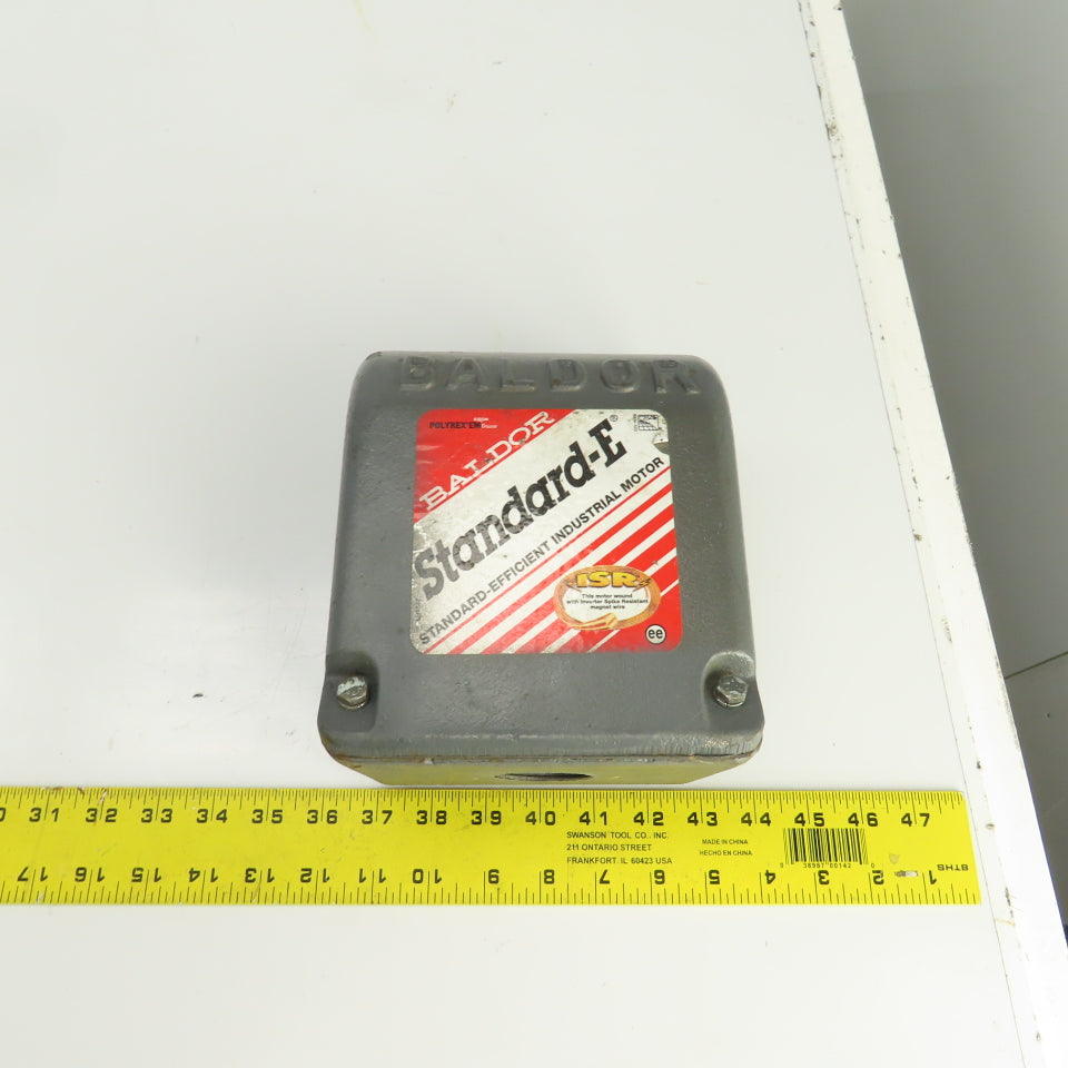 Baldor Standard-E Electric Motor Terminal Conduit Box Peckerhead 7.5" x 6.5"