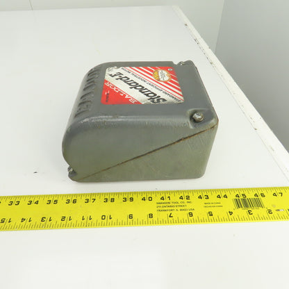 Baldor Standard-E Electric Motor Terminal Conduit Box Peckerhead 7.5" x 6.5"