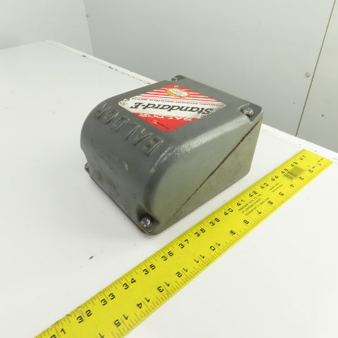 Baldor Standard-E Electric Motor Terminal Conduit Box Peckerhead 7.5" x 6.5"