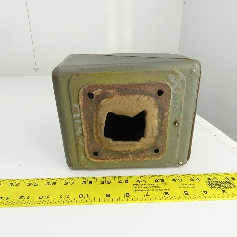 Baldor Standard-E Electric Motor Terminal Conduit Box Peckerhead 7.5" x 6.5"