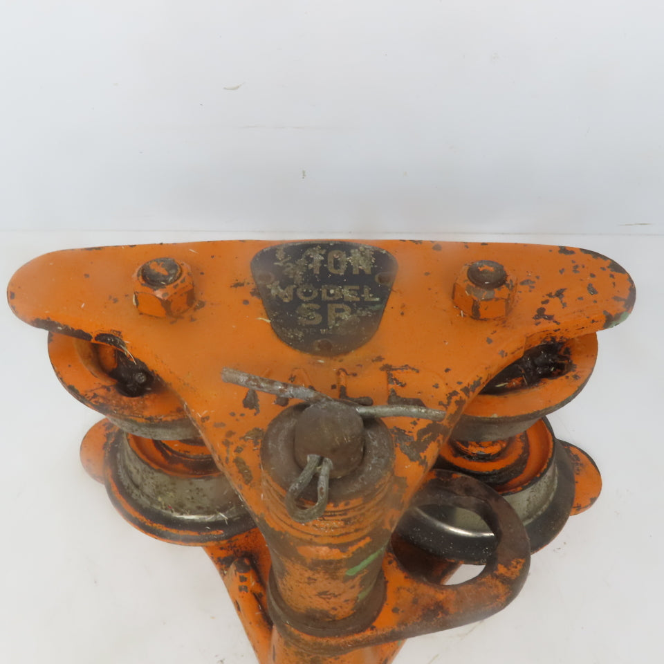 Yale SP 1/2 Ton Push/Pull Ball Bearing Hoist Beam Trolley 2" to 4" Flange