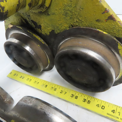 Unmarked Push/Pull Ball Bearing Hoist Beam Trolley 2" to 5" Flange