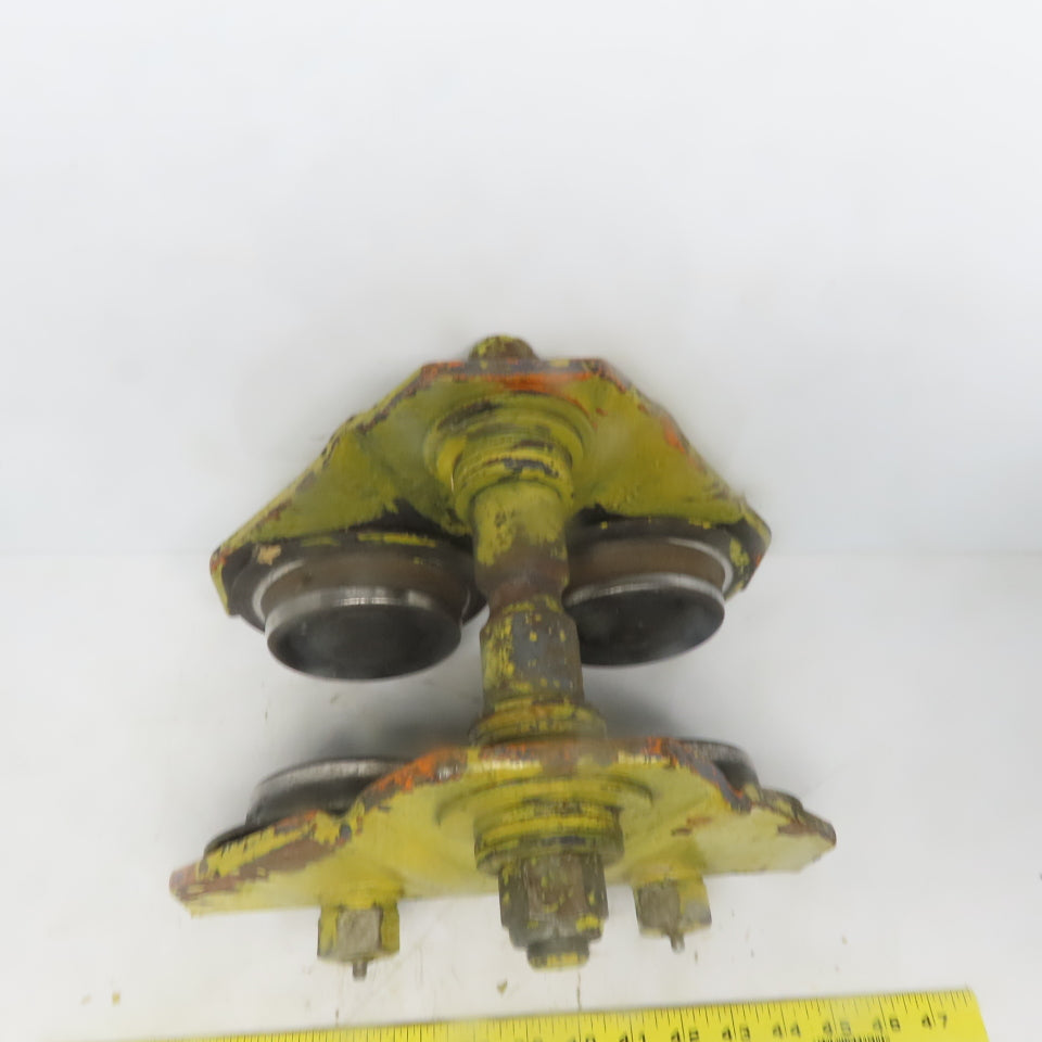Unmarked Push/Pull Ball Bearing Hoist Beam Trolley 2" to 5" Flange