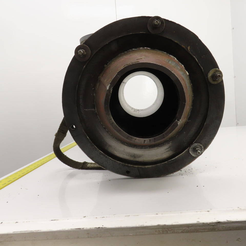 Open Top Cyclone Funnel Hopper Bulk Material Feeder Receiver 8"Intake 3/8" Walls