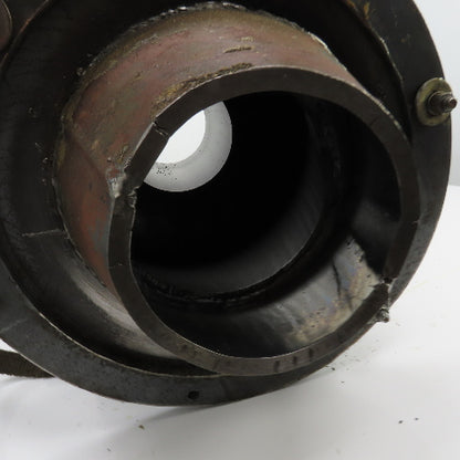 Open Top Cyclone Funnel Hopper Bulk Material Feeder Receiver 8"Intake 3/8" Walls