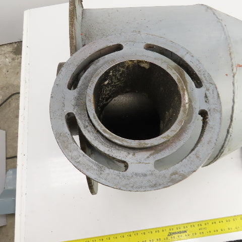Open Top Cyclone Funnel Hopper Bulk Material Feeder Receiver 8"Intake 3/8" Walls