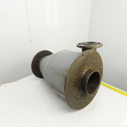 Open Top Cyclone Funnel Hopper Bulk Material Feeder Receiver 8"Intake 3/8" Walls