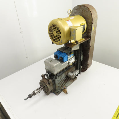 Drill Unit L-150J-V 3HP Horizontal Drilling Head 8-1/2" Stroke 1760RPM 230/460V