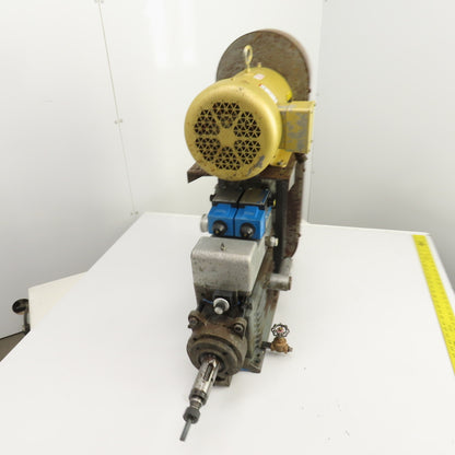 Drill Unit L-150J-V 3HP Horizontal Drilling Head 8-1/2" Stroke 1760RPM 230/460V