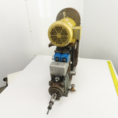 Drill Unit L-150J-V 3HP Horizontal Drilling Head 8-1/2" Stroke 1760RPM 230/460V
