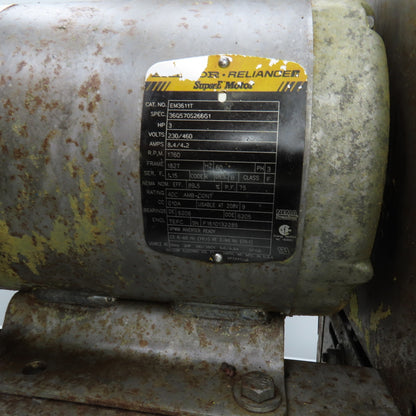 Drill Unit L-150H 3HP Horizontal Drilling Head 8-1/2" Stroke 1760RPM 230/460V