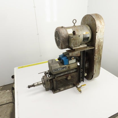Drill Unit L-150H 3HP Horizontal Drilling Head 8-1/2" Stroke 1760RPM 230/460V