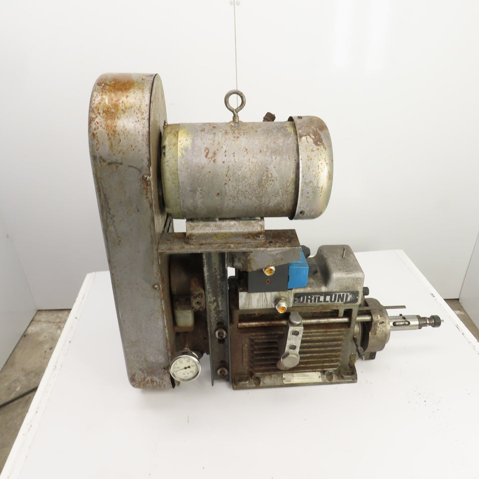 Drill Unit L-150H 3HP Horizontal Drilling Head 8-1/2" Stroke 1760RPM 230/460V