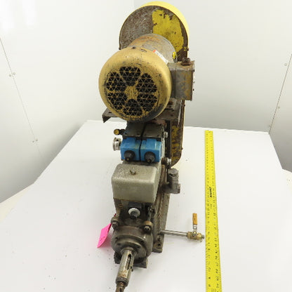 Drill Unit L-150H 3HP Horizontal Drilling Head 8-1/2" Stroke 1760RPM 230/460V