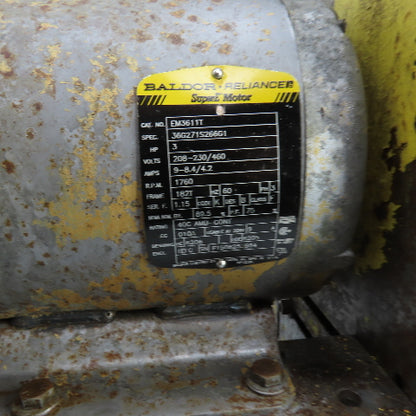 Drill Unit L-150H 3HP Horizontal Drilling Head 8-1/2" Stroke 1760RPM 230/460V