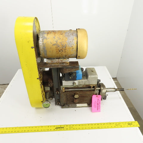 Drill Unit L-150H 3HP Horizontal Drilling Head 8-1/2" Stroke 1760RPM 230/460V