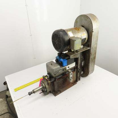 Drill Unit L-150H 3HP Horizontal Drilling Head 8-1/2" Stroke 1760RPM 230/460V