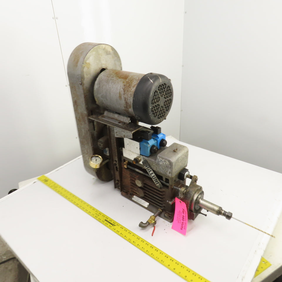 Drill Unit L-150H 3HP Horizontal Drilling Head 8-1/2" Stroke 1760RPM 230/460V