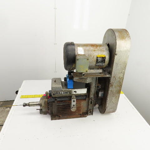 Drill Unit L-150H 3HP Horizontal Drilling Head 8-1/2" Stroke 1760RPM 230/460V