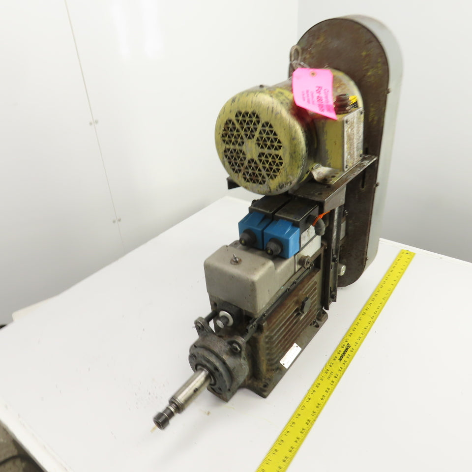 Drill Unit L-150HV 3HP Horizontal Drilling Head 8-1/2" Stroke 1760RPM 230/460V