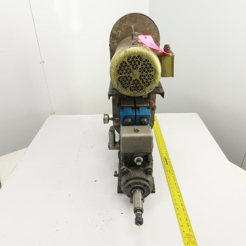 Drill Unit L-150HV 3HP Horizontal Drilling Head 8-1/2" Stroke 1760RPM 230/460V