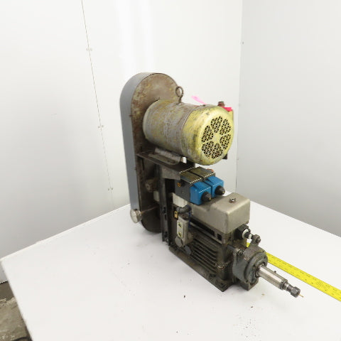 Drill Unit L-150HV 3HP Horizontal Drilling Head 8-1/2" Stroke 1760RPM 230/460V