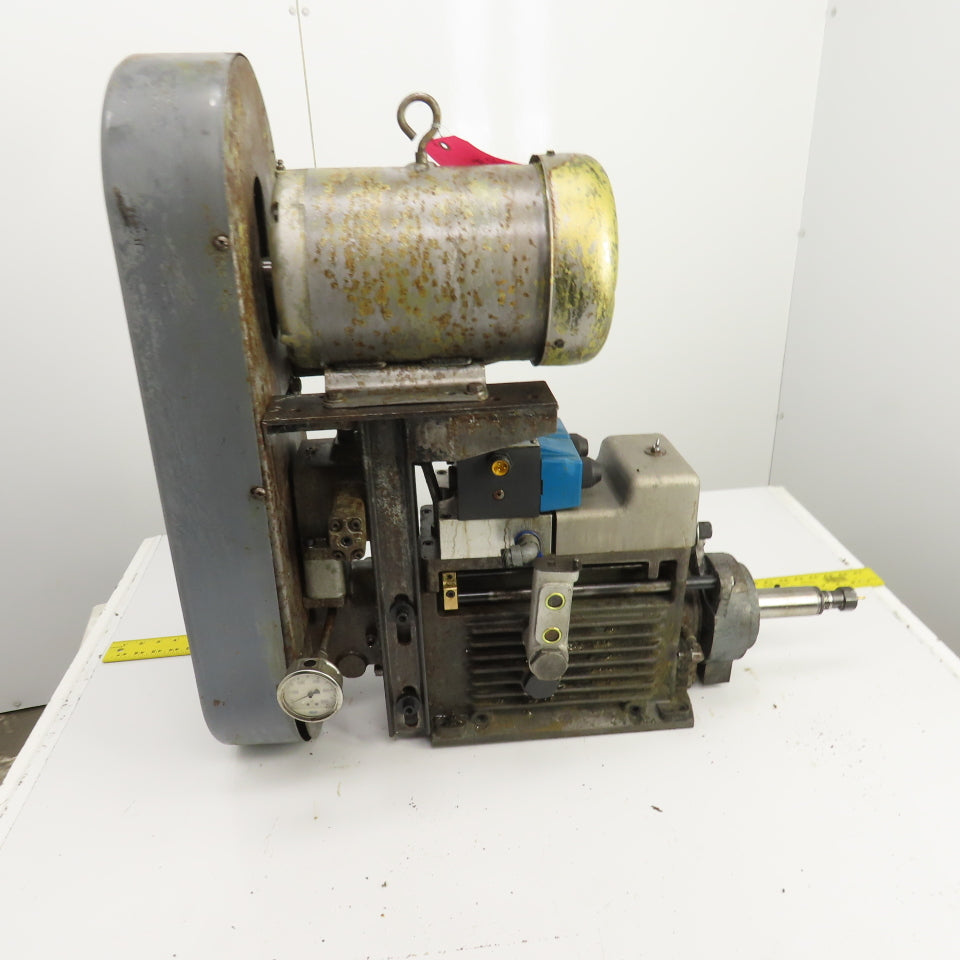 Drill Unit L-150HV 3HP Horizontal Drilling Head 8-1/2" Stroke 1760RPM 230/460V