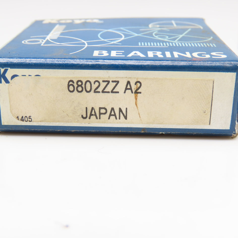 Koyo 6802ZZ Deep Groove Single Row Ball Bearing 24x15x5mm