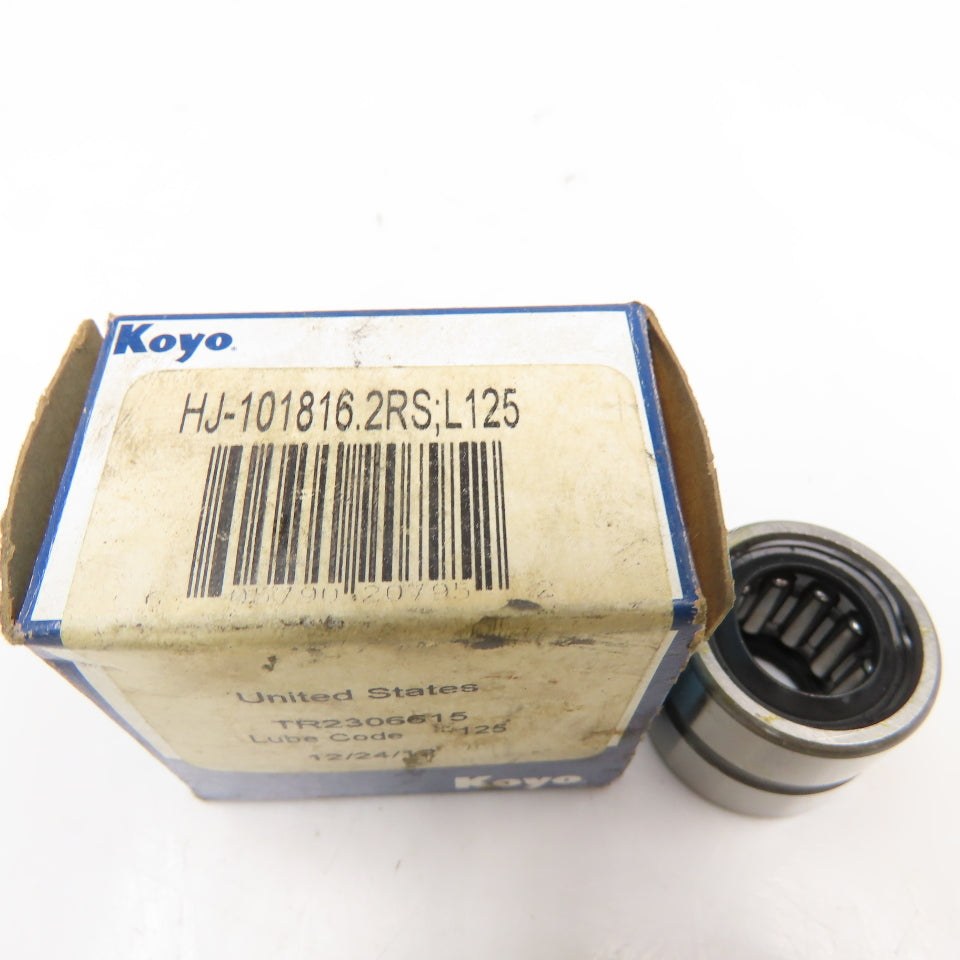 Koyo HJ-101816.2RS 5/8" x 1-1/8" x 1" Wide Needle Roller Bearing
