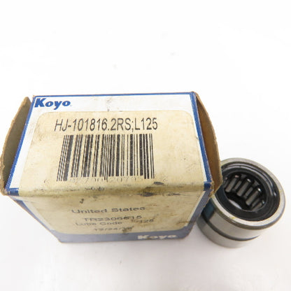 Koyo HJ-101816.2RS 5/8" x 1-1/8" x 1" Wide Needle Roller Bearing