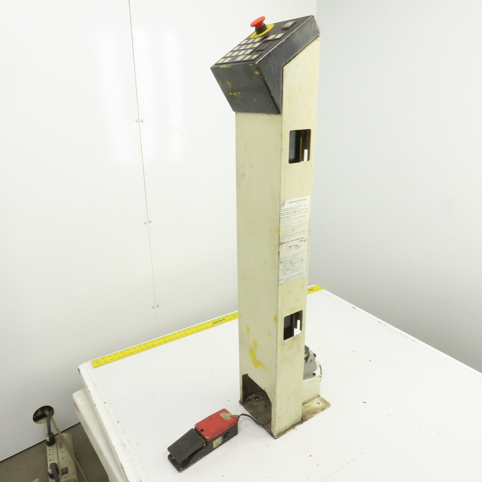 Trumpf Laser Operator Control Panel Pedestal W/Foot Switch & Light Curtain
