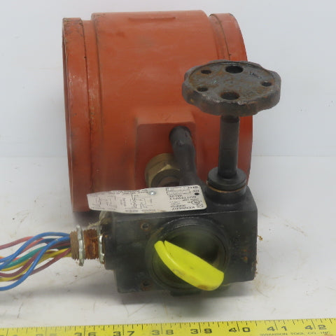 Kennedy Fig. G300 6" 300 PSI Butterfly Valve W/Integrated Gear Switch 120V 25VDC