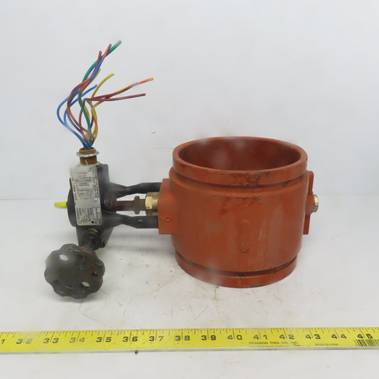 Kennedy Fig. G300 6" 300 PSI Butterfly Valve W/Integrated Gear Switch 120V 25VDC
