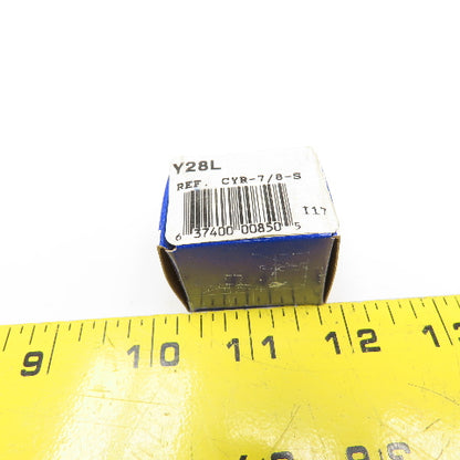 RBC Y28L 7/8" OD x 1/4" Bore Yoke Cylindrical Roller Cam Follower