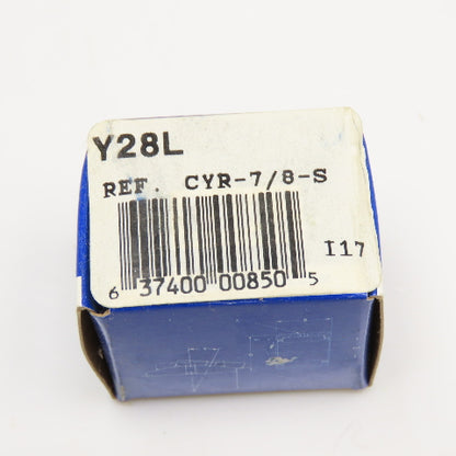 RBC Y28L 7/8" OD x 1/4" Bore Yoke Cylindrical Roller Cam Follower