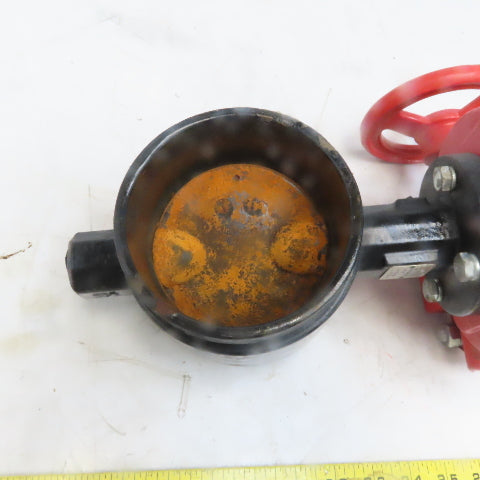 Mech XD381X-300 4" Fire Protection Butterfly Valve W/Integrated Gear Switch