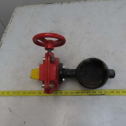Mech XD381X-300 4" Fire Protection Butterfly Valve W/Integrated Gear Switch