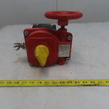 Mech XD381X-300 4" Fire Protection Butterfly Valve W/Integrated Gear Switch