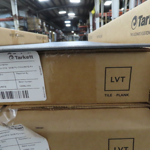 Tarkett 12" x 36" Vinyl Sheet Flooring Concrete Colored 1440 Sq. Ft. 32 Boxes