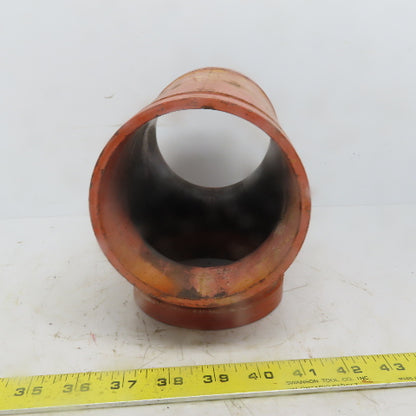 SPF ST1 4" Ductile Iron 4"x4"x4" Tee Fitting Pipe Grooved 114.3mm