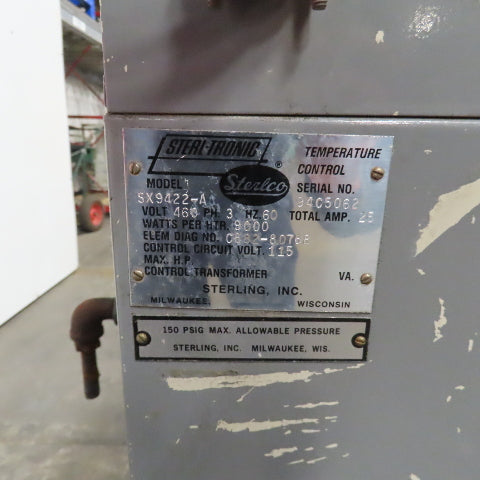 Sterl-Tronic SX9422-A 9000 Watt Dual Unit Water Temperature Controller 460V 3PH