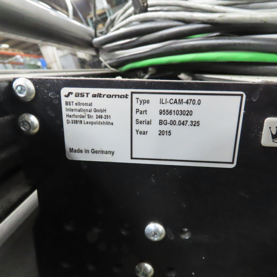 BST Eltromat ILI-CAM-470.0 Modular Printing Camera Monitoring Scanner IPQ Center