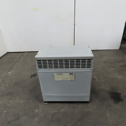 Powertran 50361-LM 30kVA Transformer 3PH HV 480V LV 240/120V 60HZ Type 1 Enc.