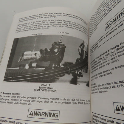 Quincy Instruction Manual For QMA Series Compressors
