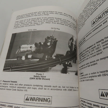 Quincy Instruction Manual For QMA Series Compressors