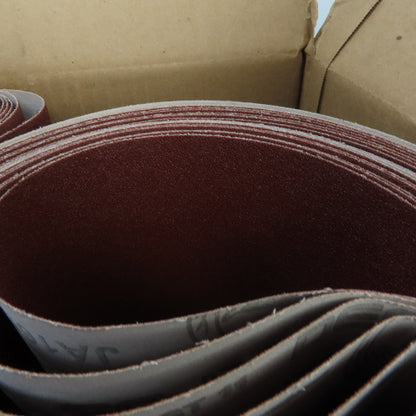 Uneeda M-174256 6" x 132" JA165 Cloth #80 Grit T14 Sanding Belts Lot Of 7